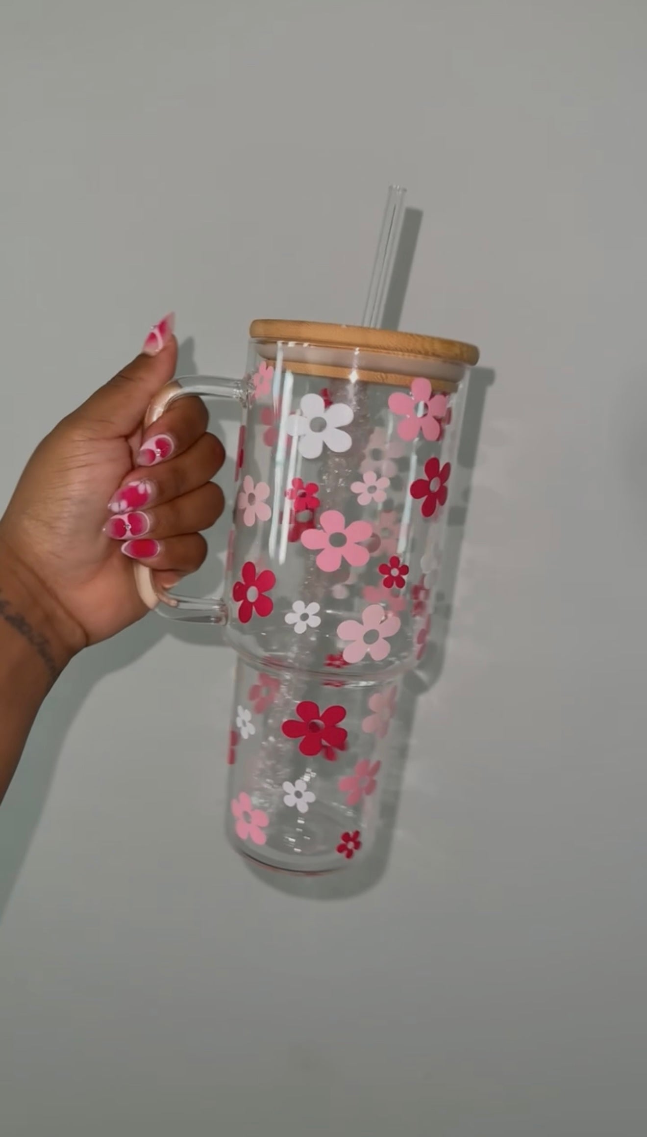 Petal Poppin' Tumbler🌸💅🏽